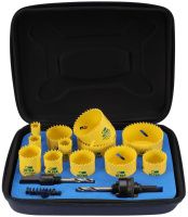 Набор коронок Bi-metall 16 - 68 мм зубья HSSE-Co8 5,5 TPI Ultra SCY 3636, 15 предметов